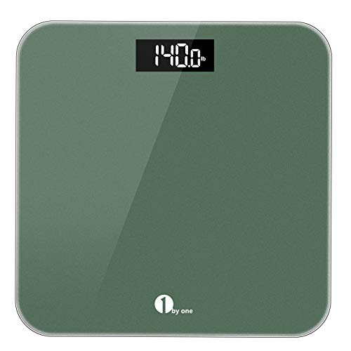 1 BY ONE Digital Body Weight Scale, Bathroom Weighing Scale for Pe...
