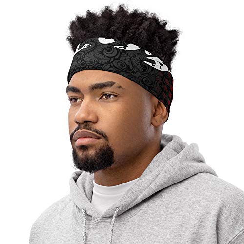 Demon Oni Samurai Japanese Streetwear Neck Gaiter Face Mask headba...