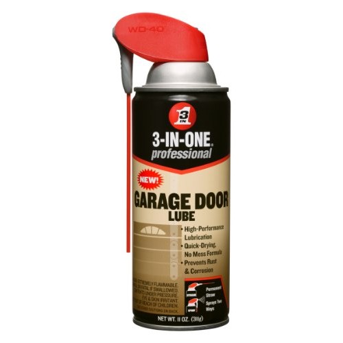 3-IN-ONE Professional Garage Door Lubricant with SMART STRAW SPRAY...