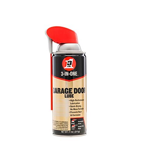 3-IN-ONE Professional Garage Door Lubricant with SMART STRAW SPRAY...