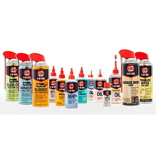 3-IN-ONE Professional Garage Door Lubricant with SMART STRAW SPRAY...