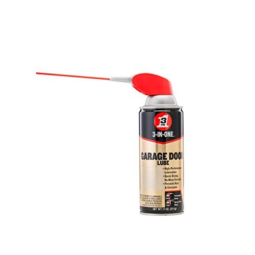 3-IN-ONE Professional Garage Door Lubricant with SMART STRAW SPRAY...