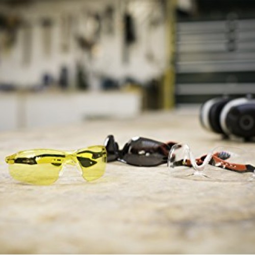 3M - 47010-WV6 Flat Temple Safety Eyewear with Scratch Resistant L...