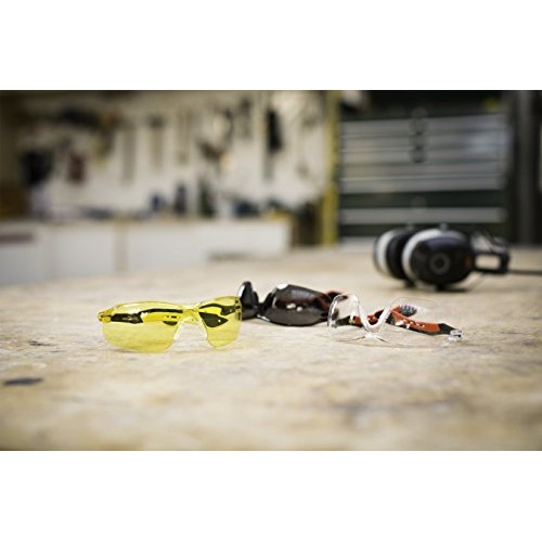 3M - 47010-WV6 Flat Temple Safety Eyewear with Scratch Resistant L...