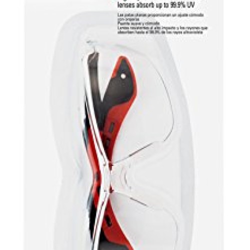 3M - 47010-WV6 Flat Temple Safety Eyewear with Scratch Resistant L...