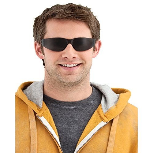 3M - 90835-00000B Safety Outdoor Safety Eyewear, Black Frame, Gray...