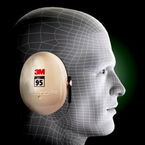 3M Automotive MMMH6BV Optime 95 Low Profile Behind-The-Head Earm...