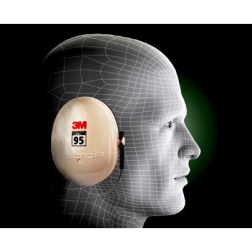 3M Automotive MMMH6BV Optime 95 Low Profile Behind-The-Head Earm...
