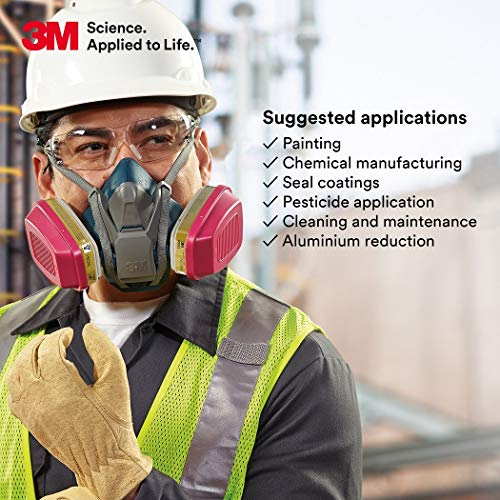 3M P100 Respirator Cartridge/Filter 60923, Helps Protect Against O...