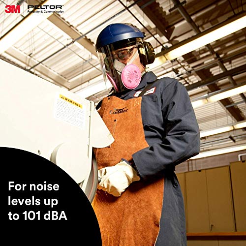 3M PELTOR Optime 101 Earmuffs H7B, Behind-the-Head