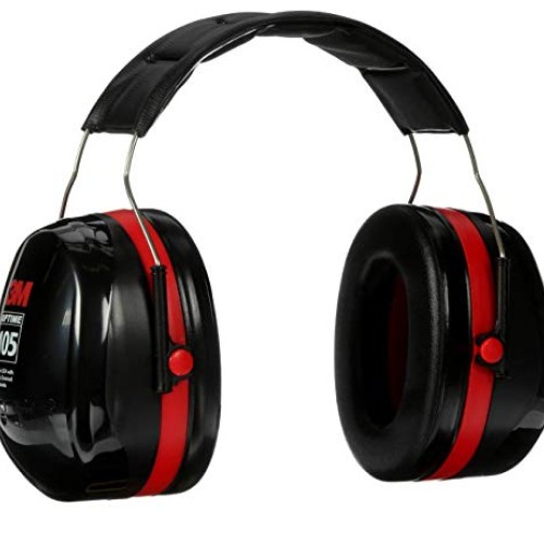 3M PELTOR Optime 105 Earmuffs H10A, Over-the-Head