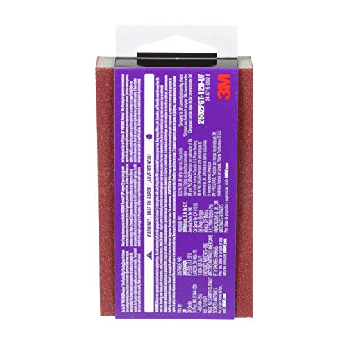 3M Pro Grade Precision Ultra Flexible Sanding Sponge, 4.5 x 2.5 x ...