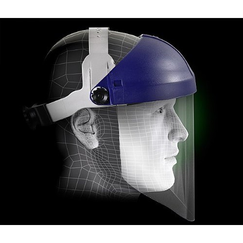 3M Ratchet Headgear H8A with Clear Polycarbonate Faceshield WP96