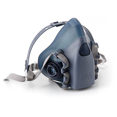 3M Reusable Respirator, Half Face Piece 7501, Use With Bayonet Car...