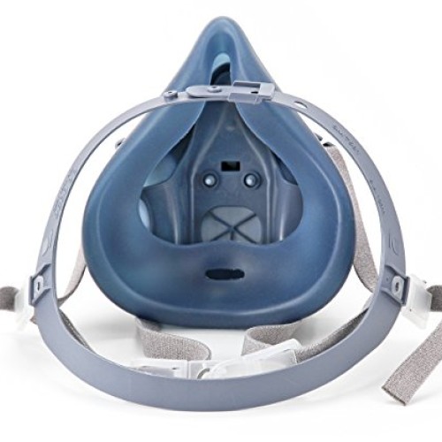3M Reusable Respirator, Half Face Piece 7501, Use With Bayonet Car...