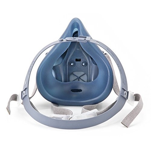 3M Reusable Respirator, Half Face Piece 7501, Use With Bayonet Car...