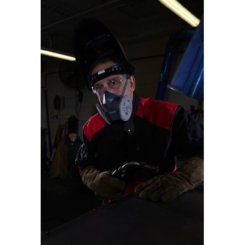 3M Rugged Comfort Half Facepiece Reusable Respirator 6503/49491, L...