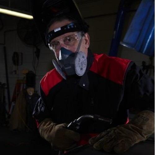 3M Rugged Comfort Half Facepiece Reusable Respirator 6503/49491, L...