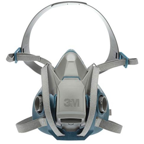3M Rugged Comfort Quick Latch Half Facepiece Reusable Respirator 6...
