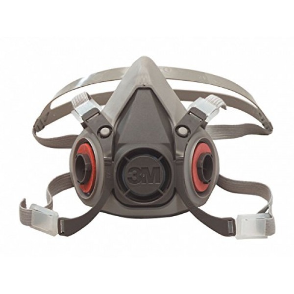 3M Safety 142-6100 6000 Series, Small Reusable Half Face Mask Resp...