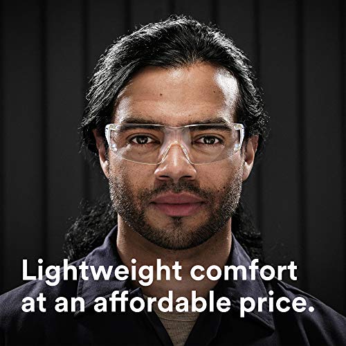 3M Safety Glasses, SecureFit, 1 Pair, ANSI Z87, Anti-Scratch, Clea...