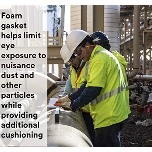 3M Safety Glasses, Virtua CCS, ANSI Z87, Anti-Fog, Clear Lens, Blu...
