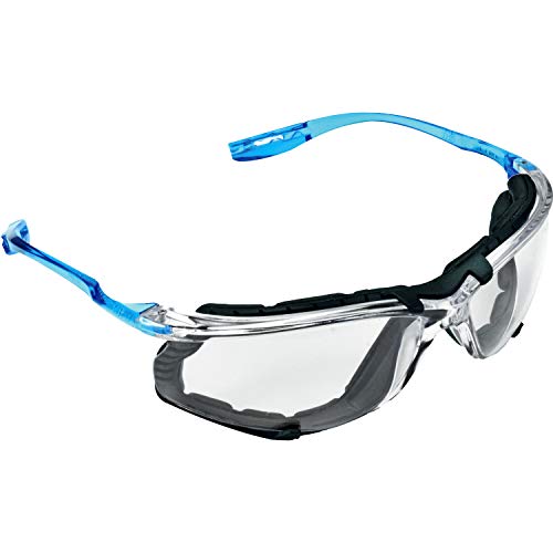 3M Safety Glasses, Virtua CCS, ANSI Z87, Anti-Fog, Clear Lens, Blu...