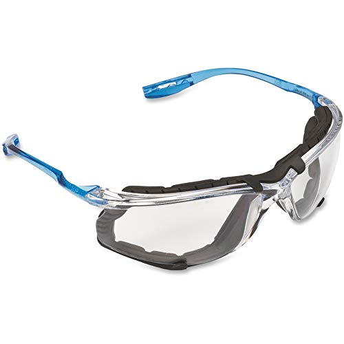 3M Safety Glasses, Virtua CCS, ANSI Z87, Anti-Fog, Clear Lens, Blu...