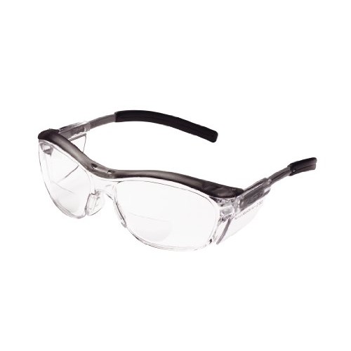 3M Safety Glasses with Readers, Nuvo Protective Eyewear, +2.5, ANS...