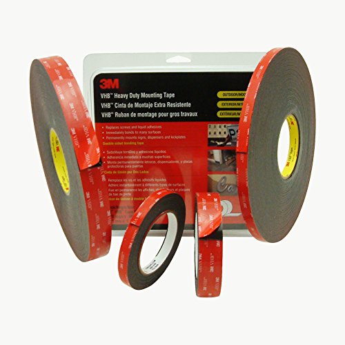 3M Scotch 5952 VHB Tape: 1 in. x 15 ft. Black