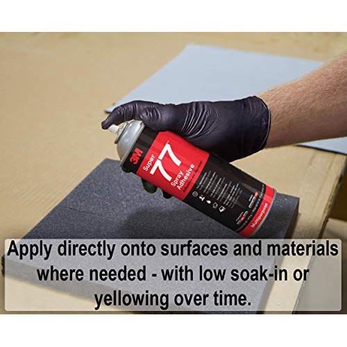 3M Super 77 Multipurpose Permanent Spray Adhesive Glue, Paper, Car...