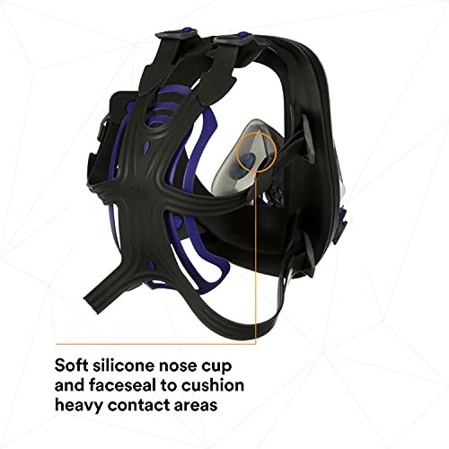 3M Ultimate FX Full Facepiece Reusable Respirator FF-401, Mold, Pa...