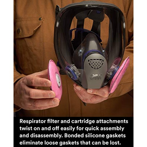 3M Ultimate FX Full Facepiece Reusable Respirator FF-403, Mold, Pa...