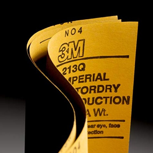 3M Wetordry Abrasive Sheet 213Q, 02040, P320, 9 in x 11 in, 50 she...