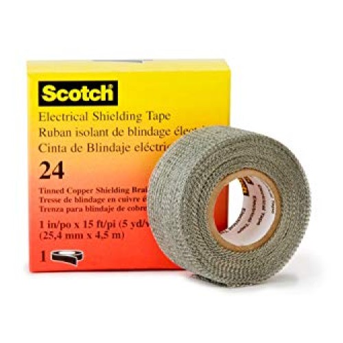 Scotch Electrical Shielding Tape 24, 1 in x 15 ft 25 mm x 4,6 m