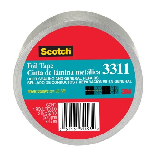 Scotch Foil Tape, 2-Inch by 50-Yard
