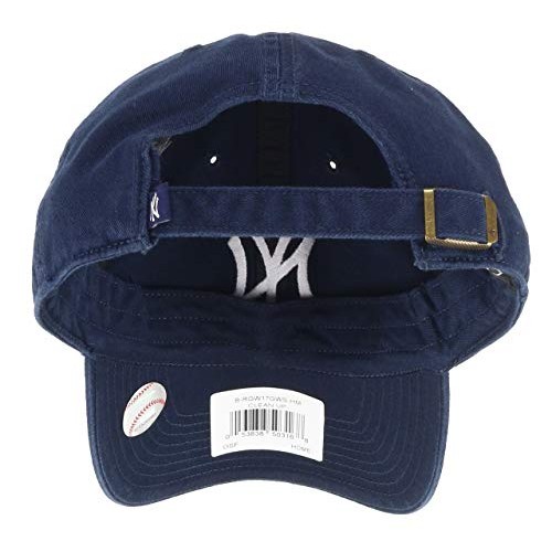 MLB New York Yankees Mens 47 Brand Home Clean Up Cap, Navy, One-...