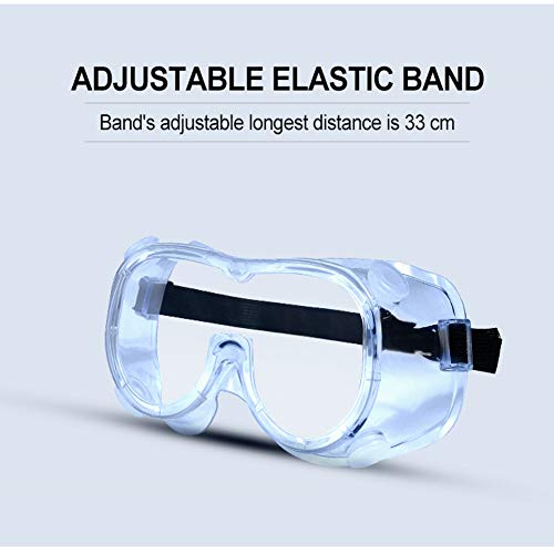 4WDKING Anti-Fog Protective Safety Goggles, Clear Lens Fog-Free An...