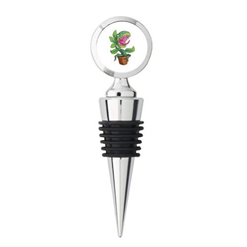 Scary Angry Venus Fly Trap Monster Cartoon Steel Bottle Stopper Wi...