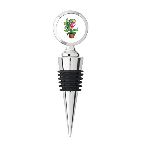 Scary Angry Venus Fly Trap Monster Cartoon Steel Bottle Stopper Wi...