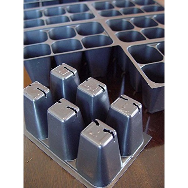 720 Cells Seedling Starter Trays for Seed Germination +5 Plant Lab...