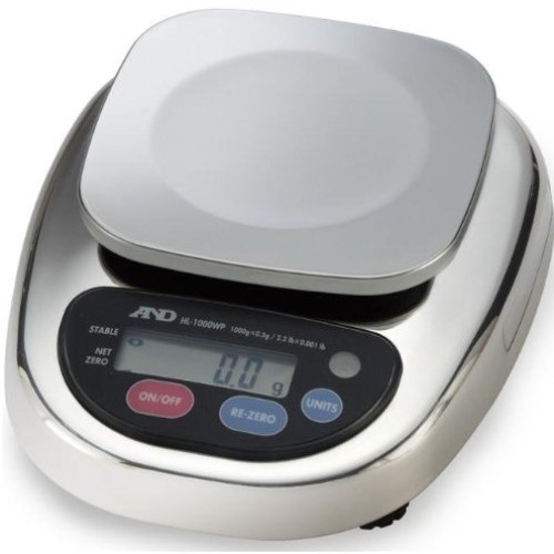 A&D Engineering HL-3000WP Series HLWP Compact Scale, 3000g Capacity