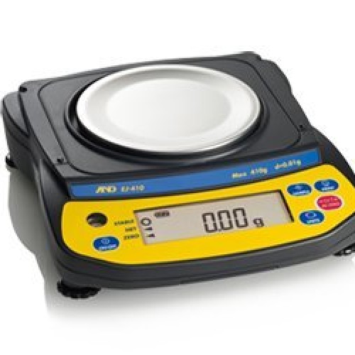 A&D Engineering Newton EJ-410 Series EJ Compact Balance, 400g Capa...