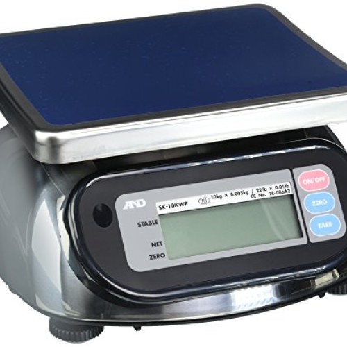 A&D Engineering SK-10KWP Stainless Steel Washdown Scale, NTEP Appr...