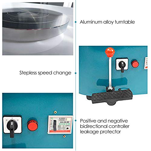A.B Crew Pottery Wheel Pottery Forming Machine 25CM 350W Electric ...