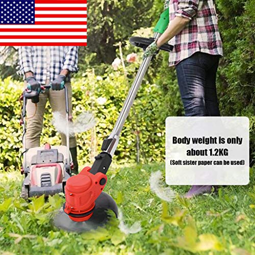 Cordless Electric Trimmer Grass Trimmer Cordless,String Trimmer,La...