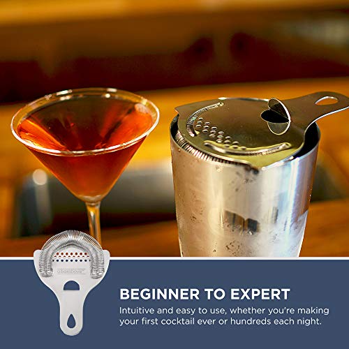 Hawthorne Cocktail Strainer - Stainless Steel Strainer for Profess...
