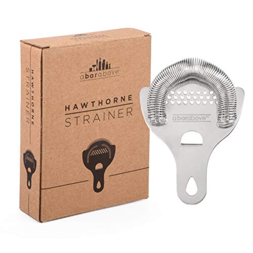 Hawthorne Cocktail Strainer - Stainless Steel Strainer for Profess...