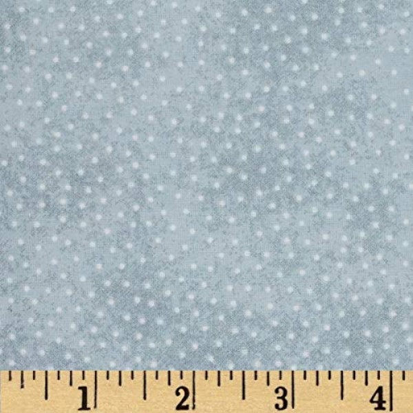 A.E. Nathan Comfy Flannel Micro Dot Grey Fabric By The Yard