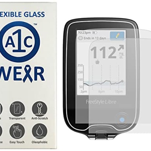 A1C WEAR - 9H Flexible Glass Screen Protector for Freestyle Libre ...